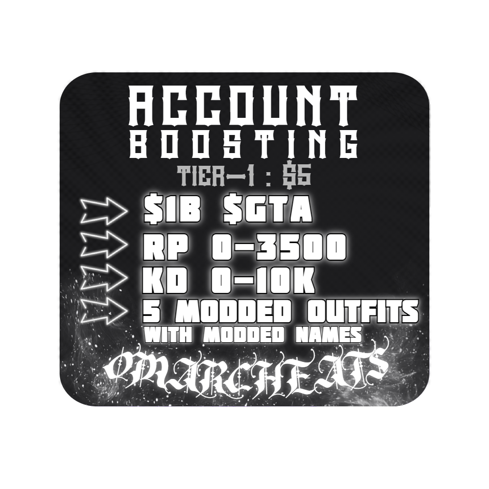Account Boosting - Tier 1